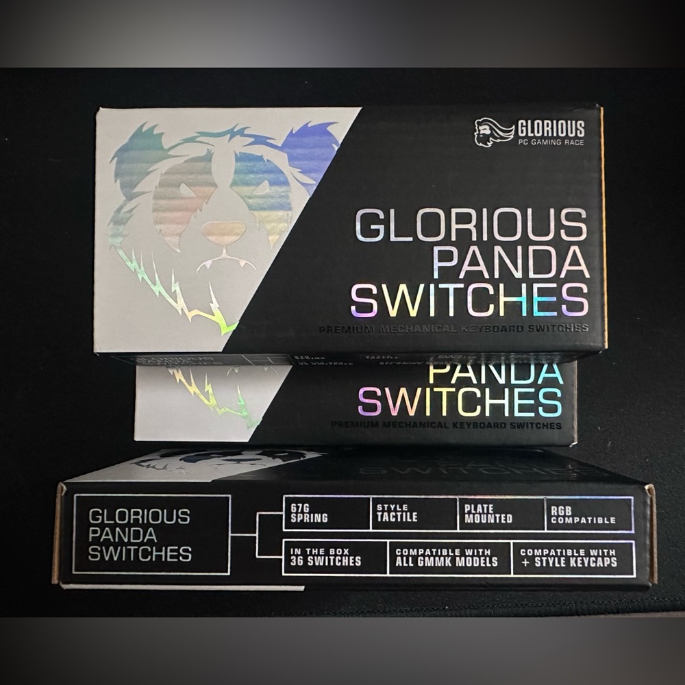 Glorious Panda MX Unlubed Tactile Keyboard Switches